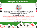 Bridgeclub op Best Golf op donderdagmiddag