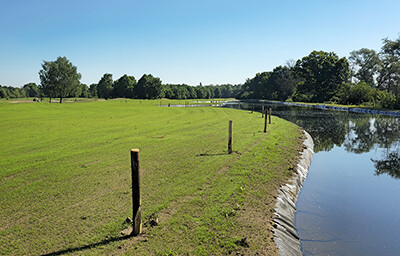 Aanleg hole 13 in eindfase